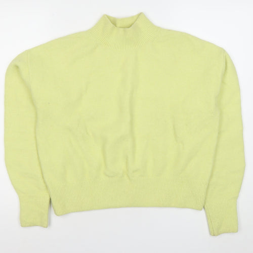 & Other Stories Women’s Green Mock Neck Knit Jumper Size S