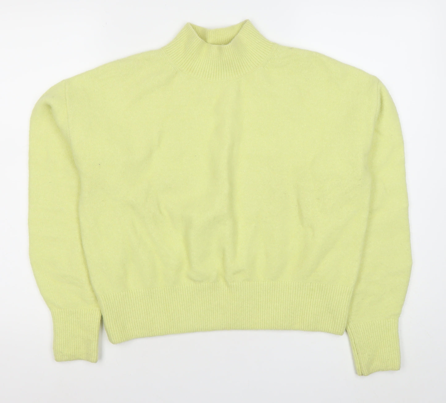 & Other Stories Women’s Green Mock Neck Knit Jumper Size S