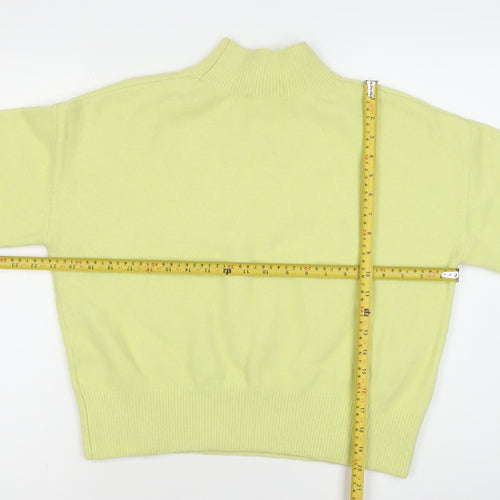 & Other Stories Women’s Green Mock Neck Knit Jumper Size S