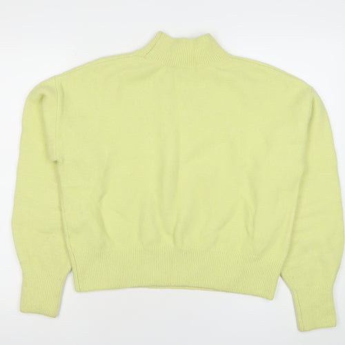 & Other Stories Women’s Green Mock Neck Knit Jumper Size S