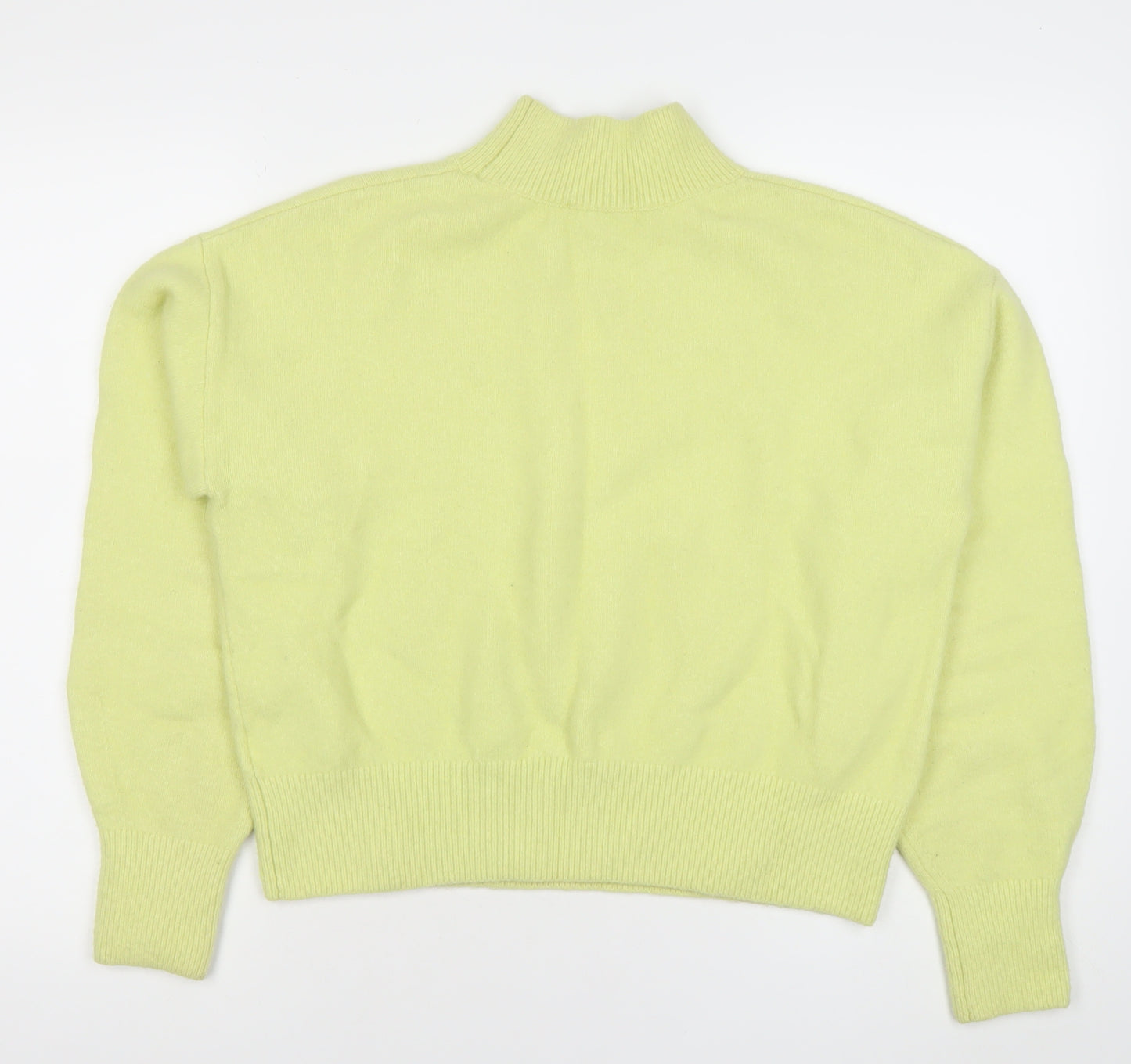 & Other Stories Women’s Green Mock Neck Knit Jumper Size S