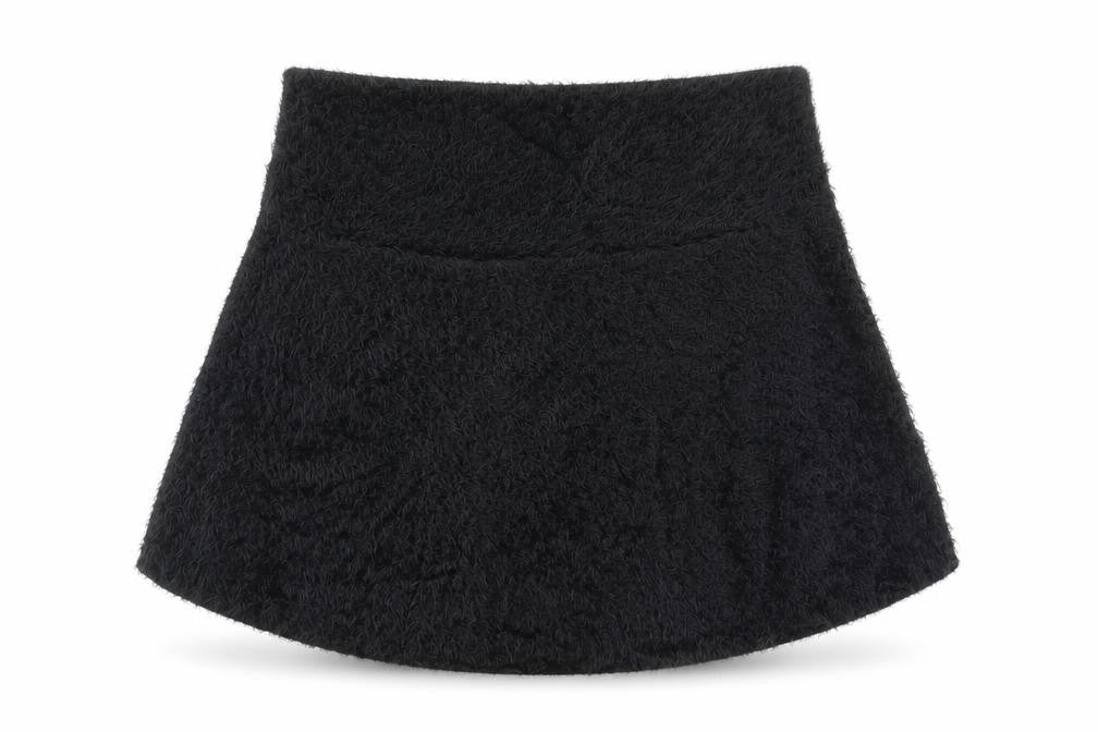 Alice Collins Womens Black Size 12 A-Line Short Skirt Nylon Winter