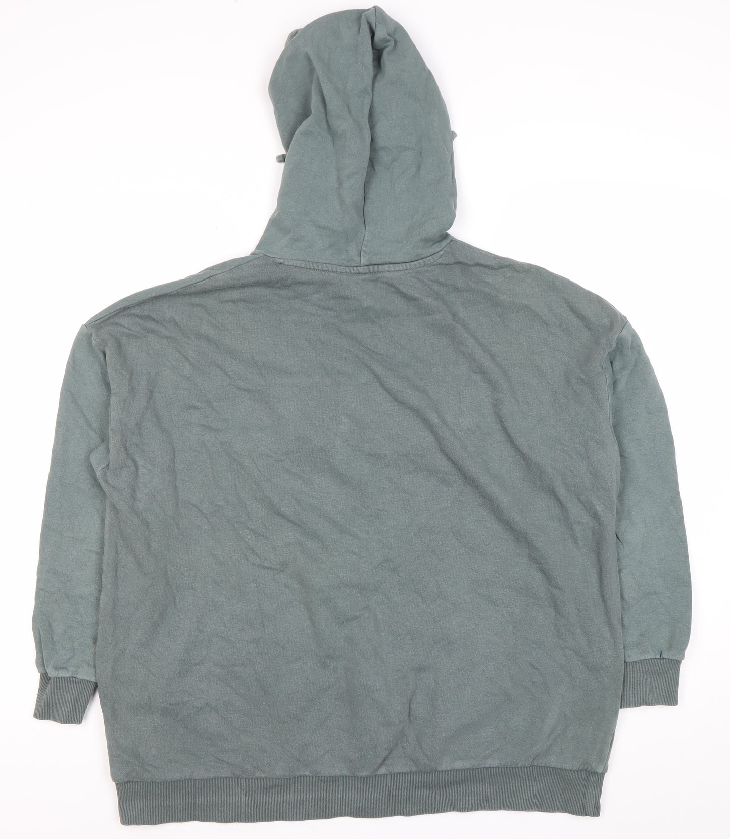 TU Women’s Green Pullover Hoodie Size 16 Love Logo Cotton Blend