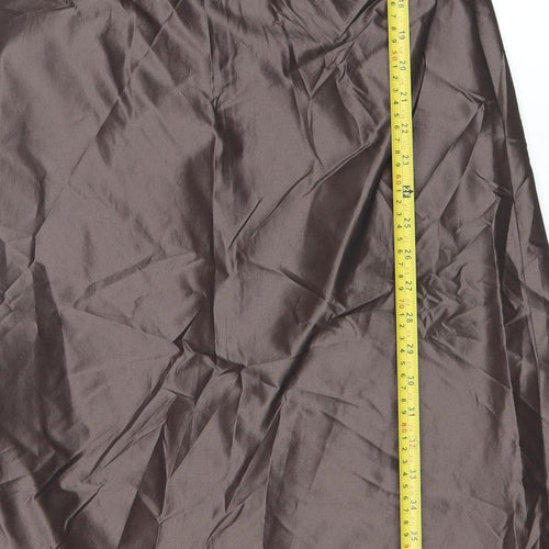 Monsoon Women’s Brown Size 8 Long Slip Dress Formal Cocktail