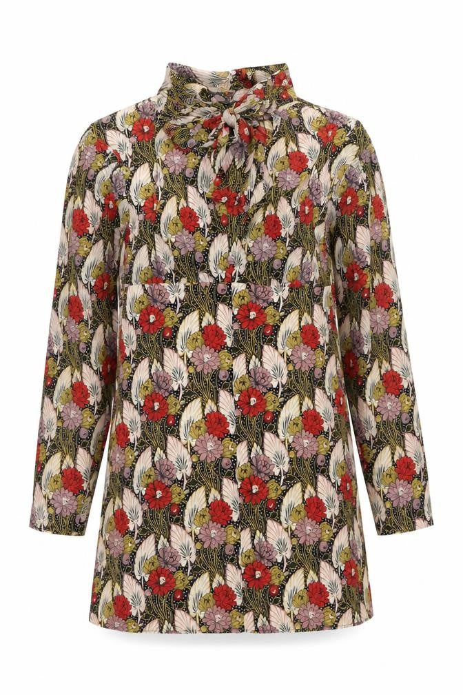 Topshop Women’s Multicoloured Floral Shift Dress Size 8