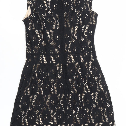 Oasis Women’s Black Lace A-Line Dress Size 8 Cocktail Party