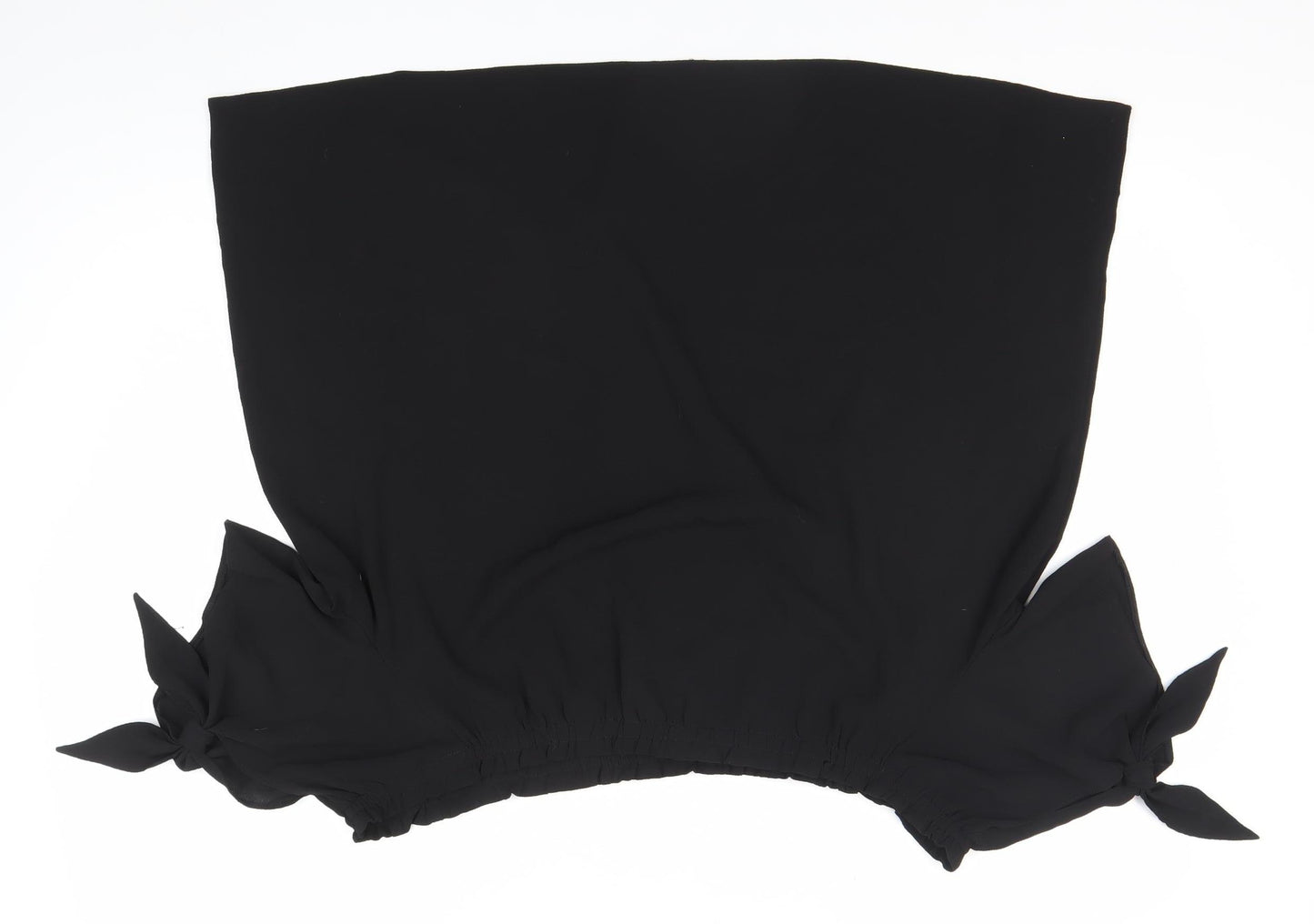 Dorothy Perkins Women Black Size 20 Off Shoulder Bow Sleeve Blouse