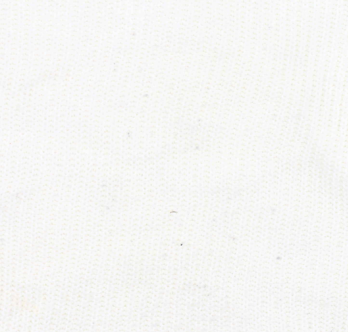 Vila Women White Roll Neck Knit Jumper L Long Sleeve Pullover
