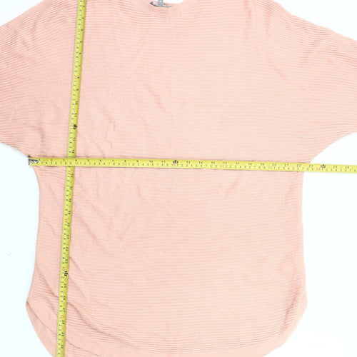 Principles Women Pink Size 16 Pullover Boat Neck Knit Jumper
