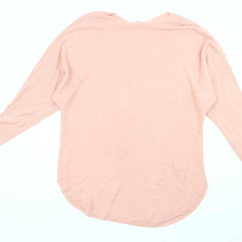 Principles Women Pink Size 16 Pullover Boat Neck Knit Jumper