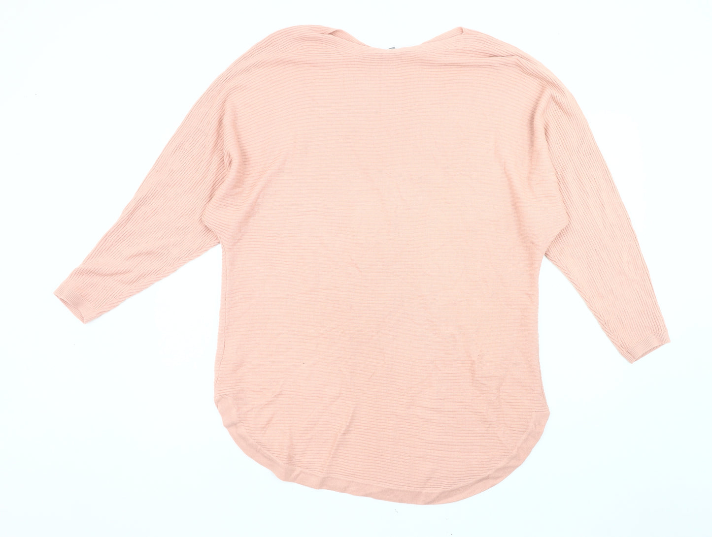 Principles Women Pink Size 16 Pullover Boat Neck Knit Jumper