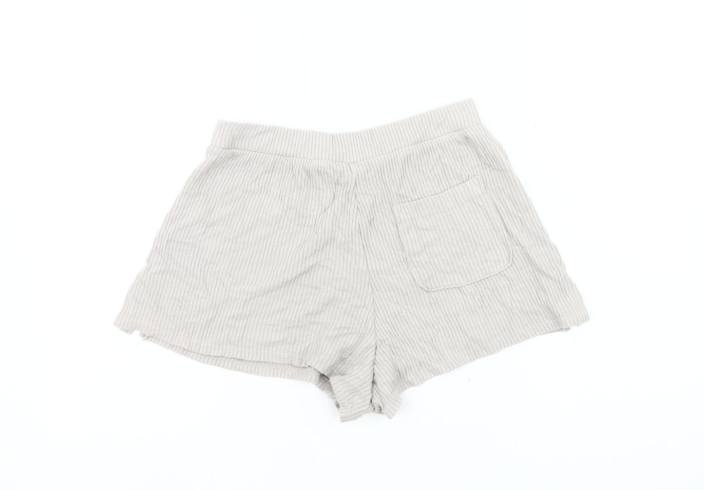 Abercrombie & Fitch Women’s Beige Striped Casual Shorts Size S