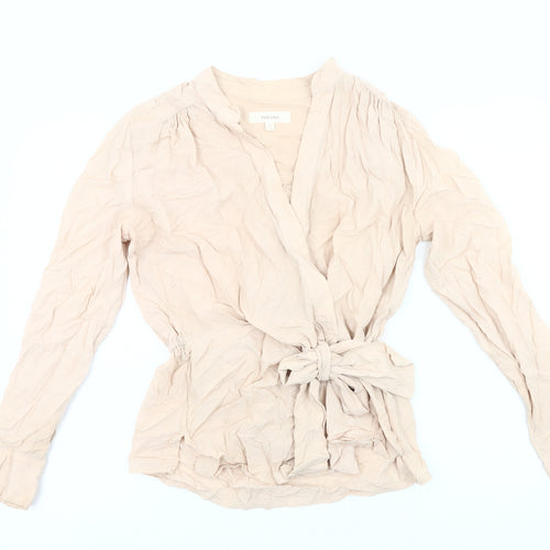 Marks and Spencer Per Una Women’s Beige Wrap Blouse Size 10