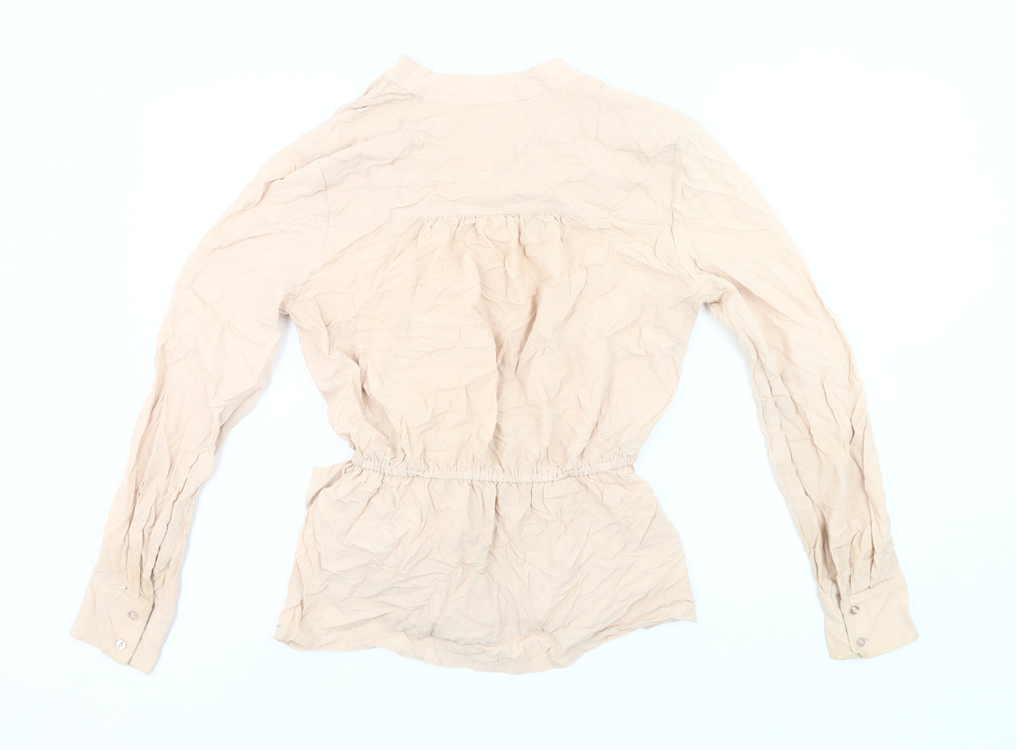 Marks and Spencer Per Una Women’s Beige Wrap Blouse Size 10