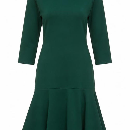 Club L London Women Green Midi Mermaid Dress UK 10