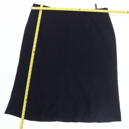 Eugen Klein Women's Black Size 22 Pencil Knee Length Skirt