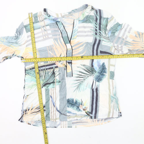 Betty & Co Women’s Multicoloured Viscose Tunic Blouse Size 10