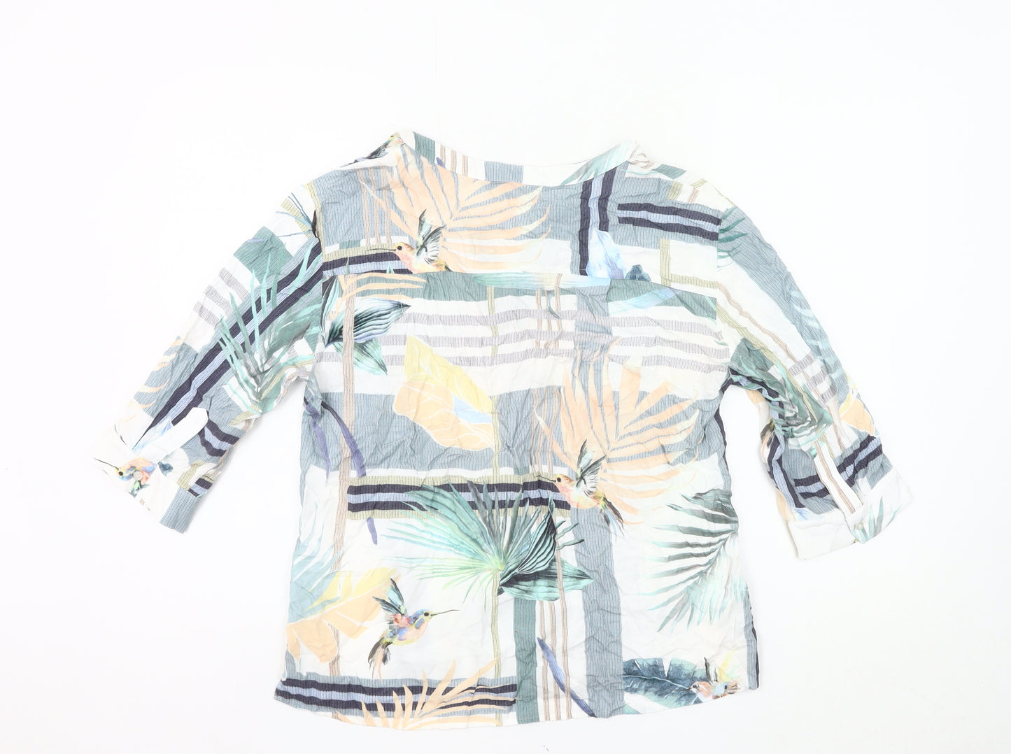 Betty & Co Women’s Multicoloured Viscose Tunic Blouse Size 10