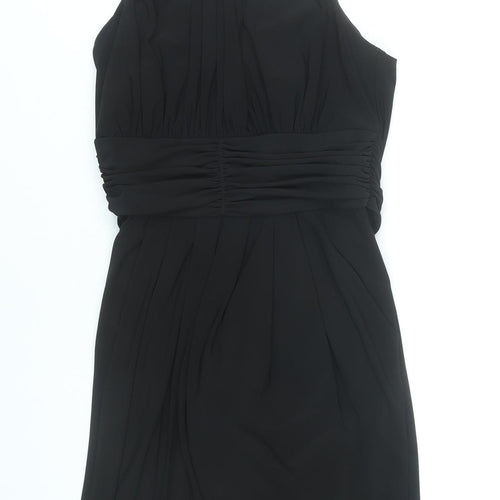 Alexon Women’s Black Size 10 Halter Neck Sheath Dress