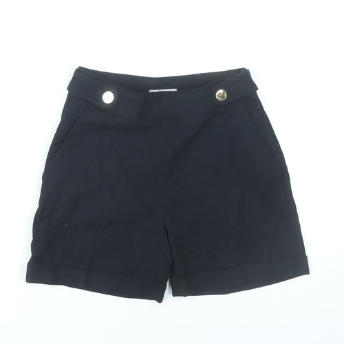 H&M Women’s Black Size 4 Sailor Shorts Polyester Blend