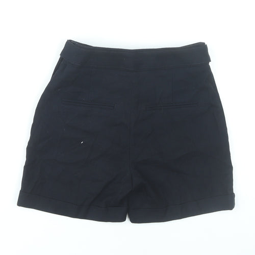 H&M Women’s Black Size 4 Sailor Shorts Polyester Blend