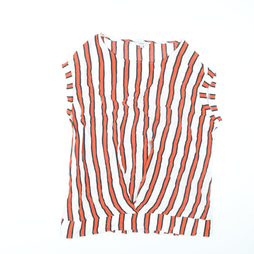 Next Women’s Multicoloured Striped Sleeveless Blouse Size 16