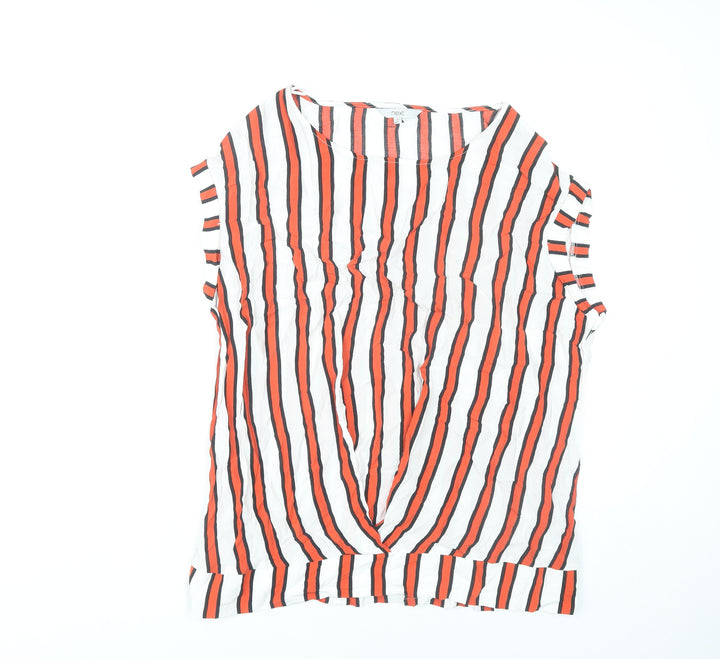 Next Women’s Multicoloured Striped Sleeveless Blouse Size 16