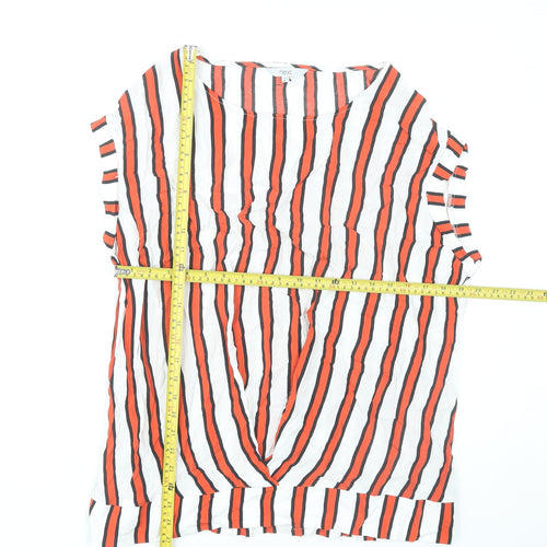 Next Women’s Multicoloured Striped Sleeveless Blouse Size 16