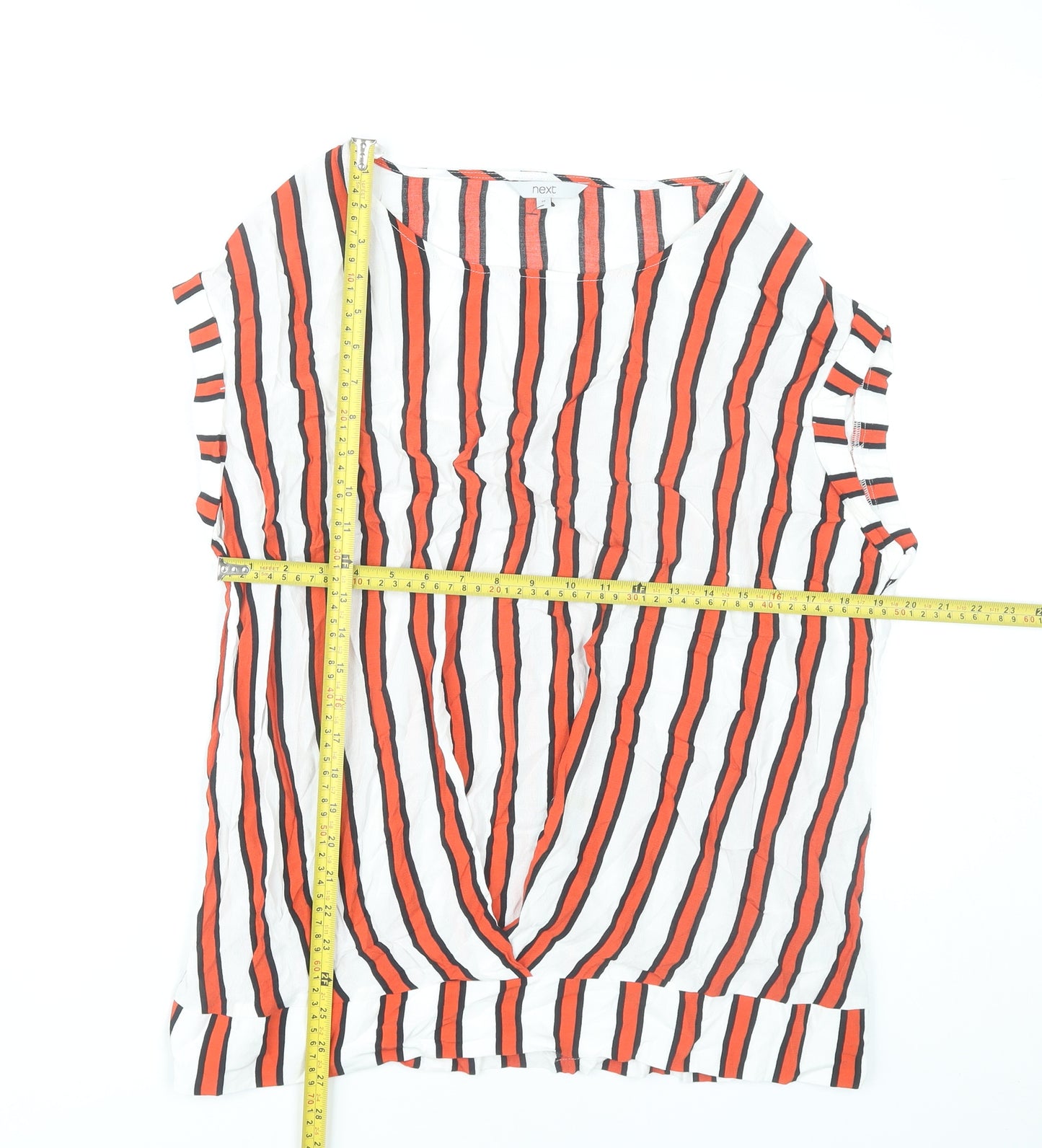 Next Women’s Multicoloured Striped Sleeveless Blouse Size 16
