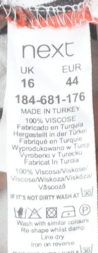 Next Women’s Multicoloured Striped Sleeveless Blouse Size 16