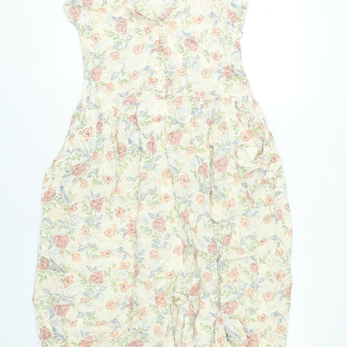 Isabelle Women’s Multicoloured Floral Midi A-Line Dress Size 12