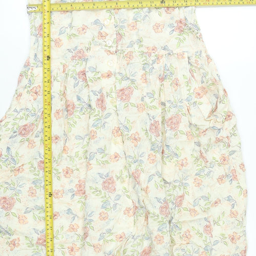 Isabelle Women’s Multicoloured Floral Midi A-Line Dress Size 12