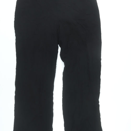 Linea Raffaelli Women’s Black Viscose Dress Pants Size 12 Formal