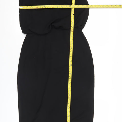 Oasis Women’s Black Size 8 Sheath Knee Length Dress