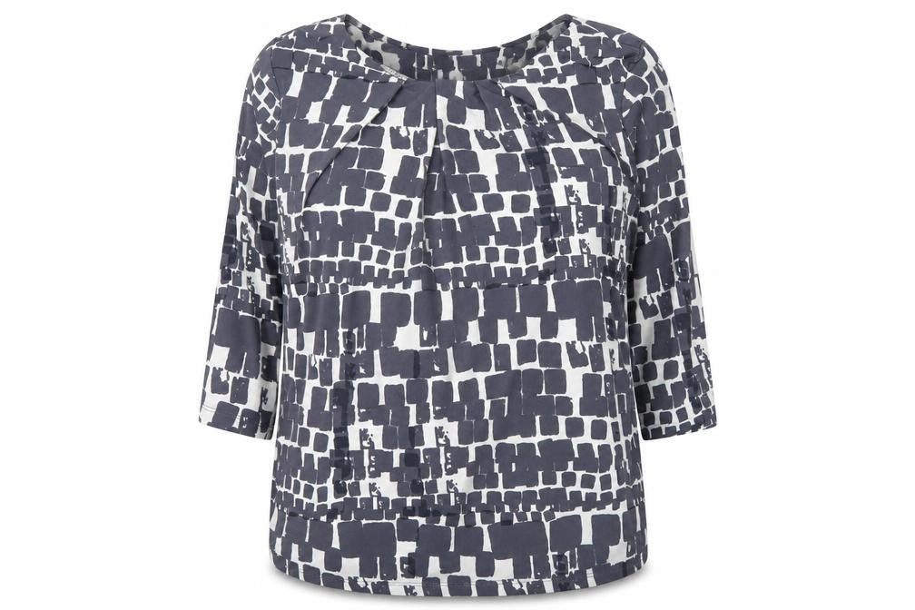 Studio 8 London Women’s Multicoloured Blouse Size 16 Cowl Neck Tunic
