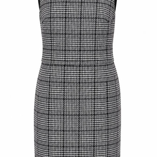 Marks and Spencer Women’s Black Houndstooth Sheath Dress Size 18
