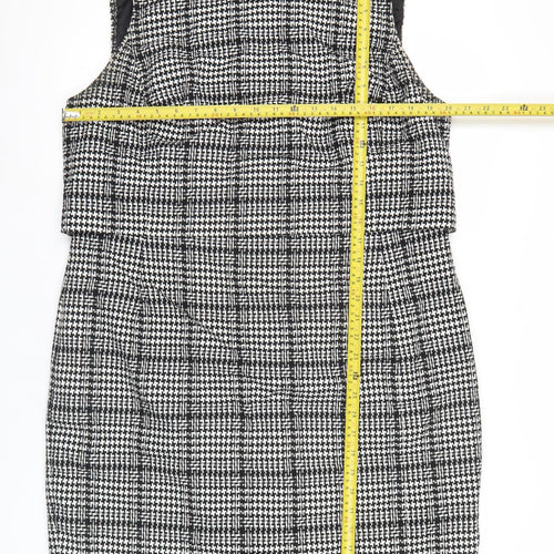 Marks and Spencer Women’s Black Houndstooth Sheath Dress Size 18