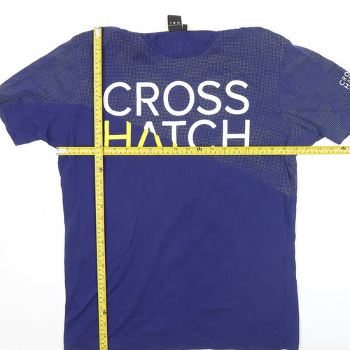 Crosshatch Men’s Blue XL Graphic Logo Short Sleeve T-Shirt