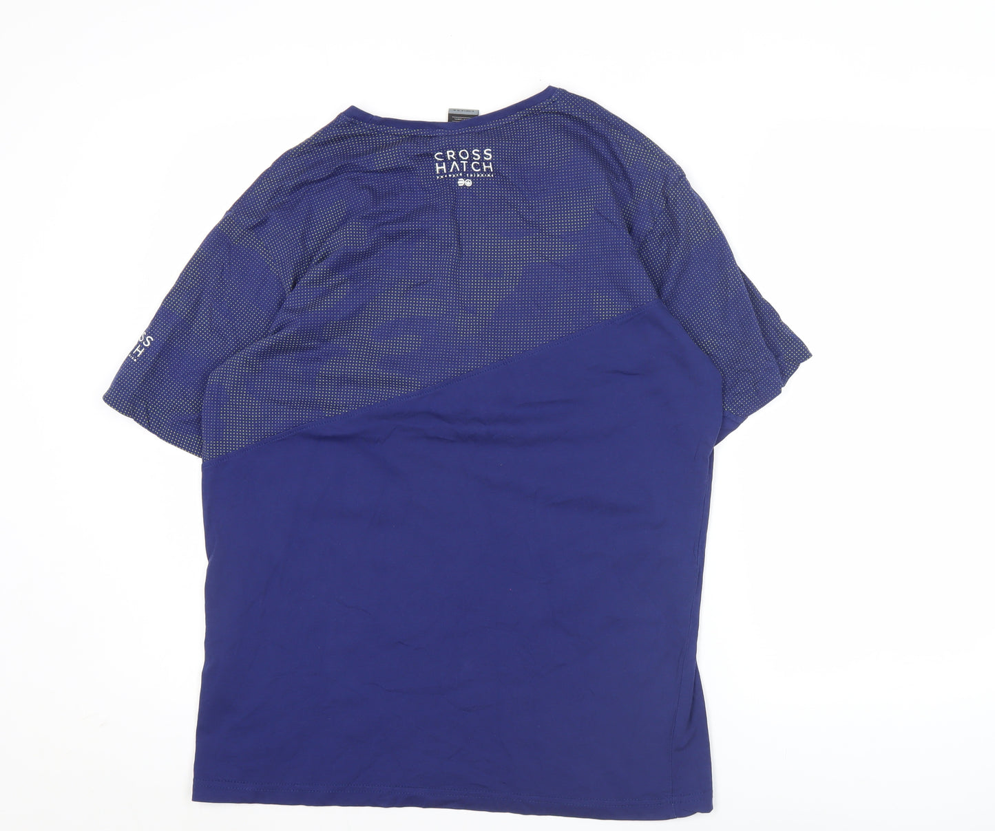 Crosshatch Men’s Blue XL Graphic Logo Short Sleeve T-Shirt