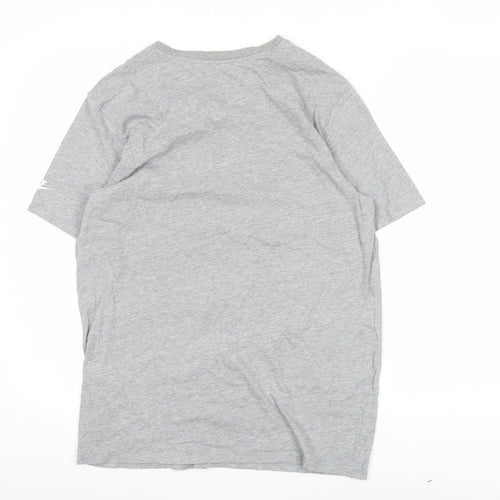 Nike Men's Grey M Athletic Fit Just Do It Graphic T-Shirt