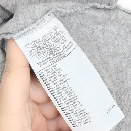 Nike Men's Grey M Athletic Fit Just Do It Graphic T-Shirt