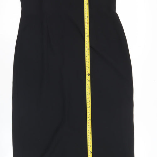 Principles Women Black Size 12 Sheath Dress Sleeveless Formal