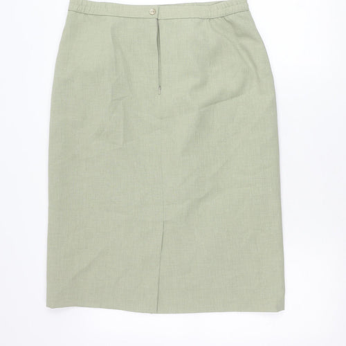 Eastex Women’s Green Size 16 Pencil Skirt Polyester Lined Workwear