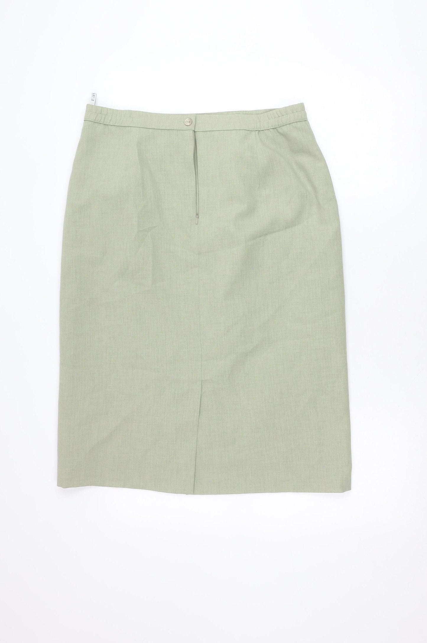 Eastex Women’s Green Size 16 Pencil Skirt Polyester Lined Workwear