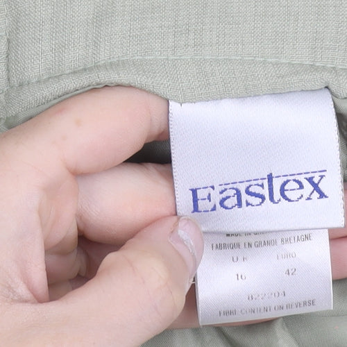 Eastex Women’s Green Size 16 Pencil Skirt Polyester Lined Workwear