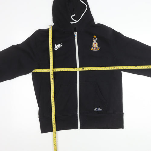 Avec Men’s Black Small Full Zip Hooded Sports Jacket