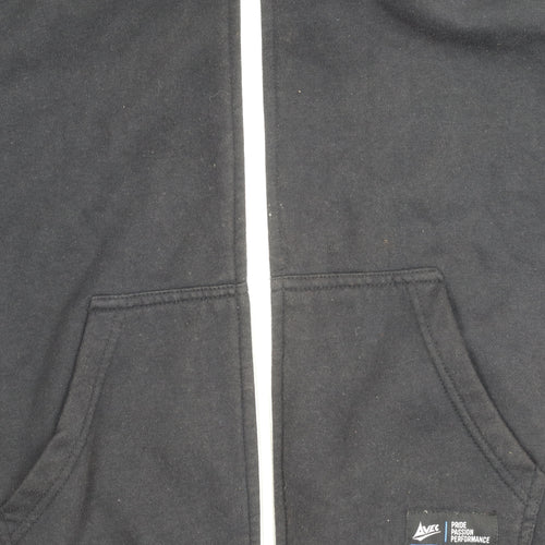 Avec Men’s Black Small Full Zip Hooded Sports Jacket