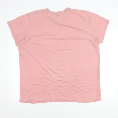 Joe Browns Men's Pink 2XL Music Graphic Cotton T-Shirt