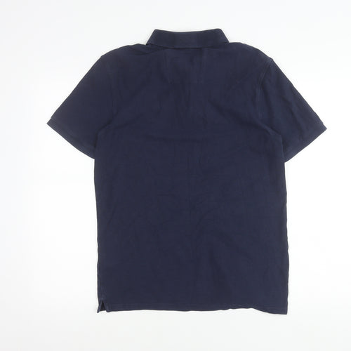 Marks and Spencer Men’s Blue M Polo Shirt Cotton Regular Fit