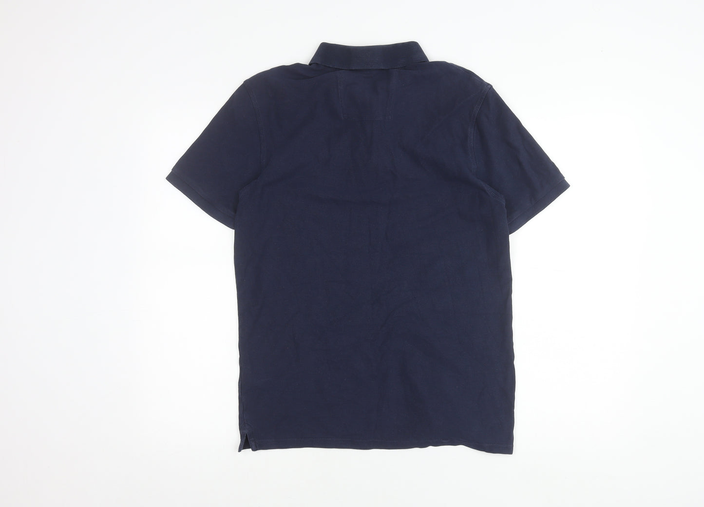 Marks and Spencer Men’s Blue M Polo Shirt Cotton Regular Fit
